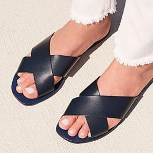 Seychelles Black Sandals